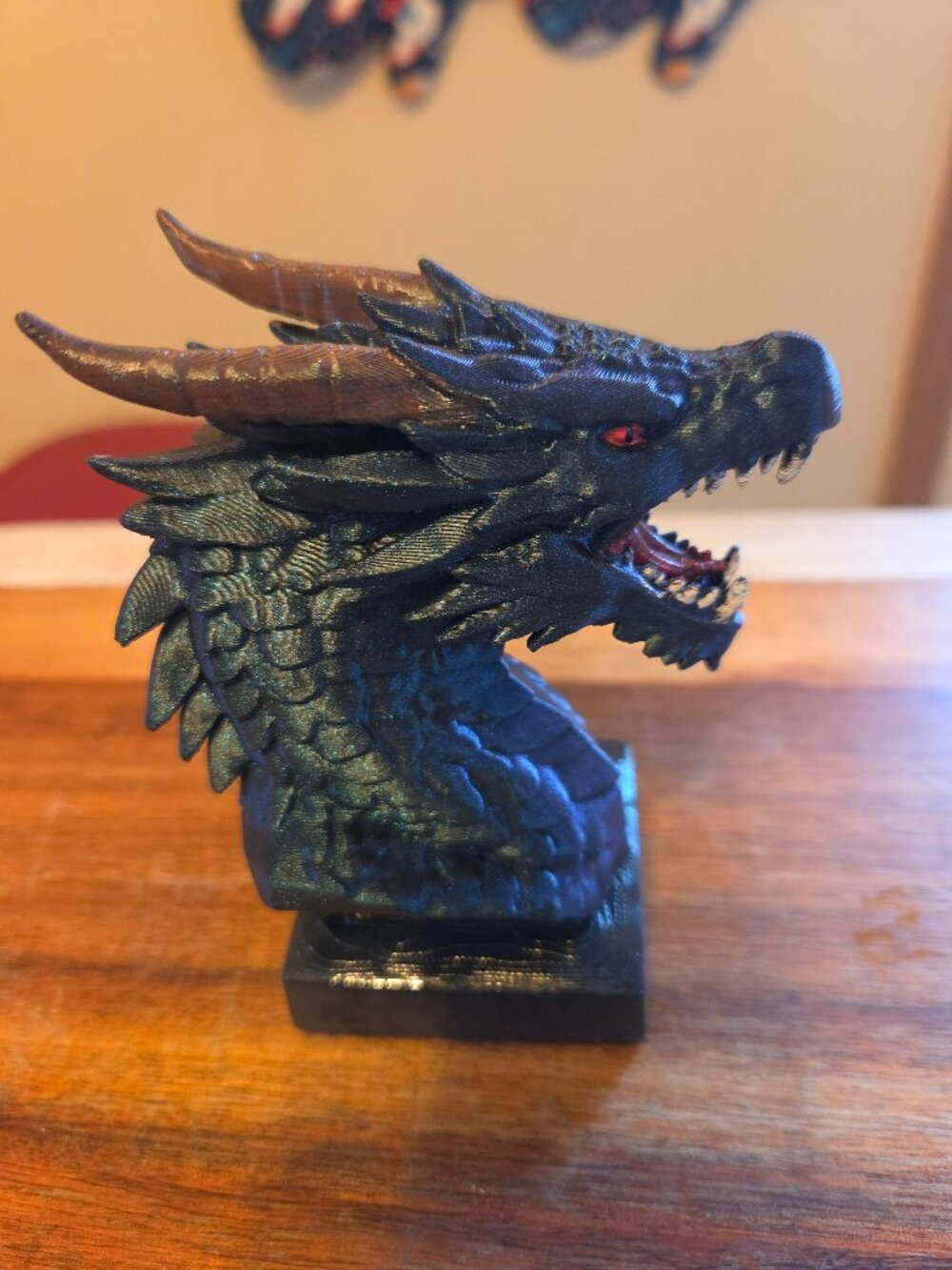 3Dprinted dragon  collectable sculpture desk ornament or just decor